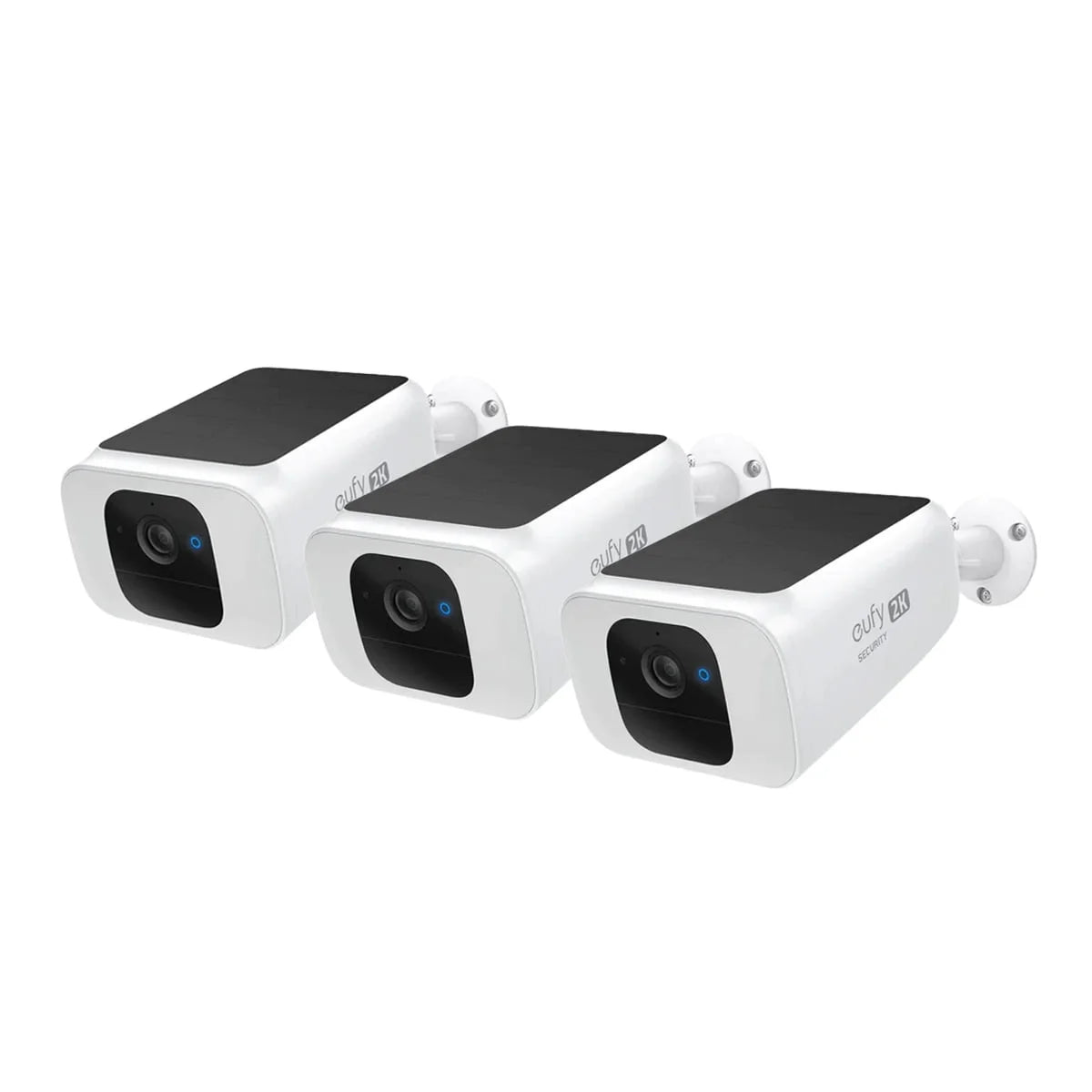 Anker Security Wireless Outdoor Camera, Solar Security Camera, Battery Camera, Spotlight Camera, 2K Camera, 3-Cam Kit